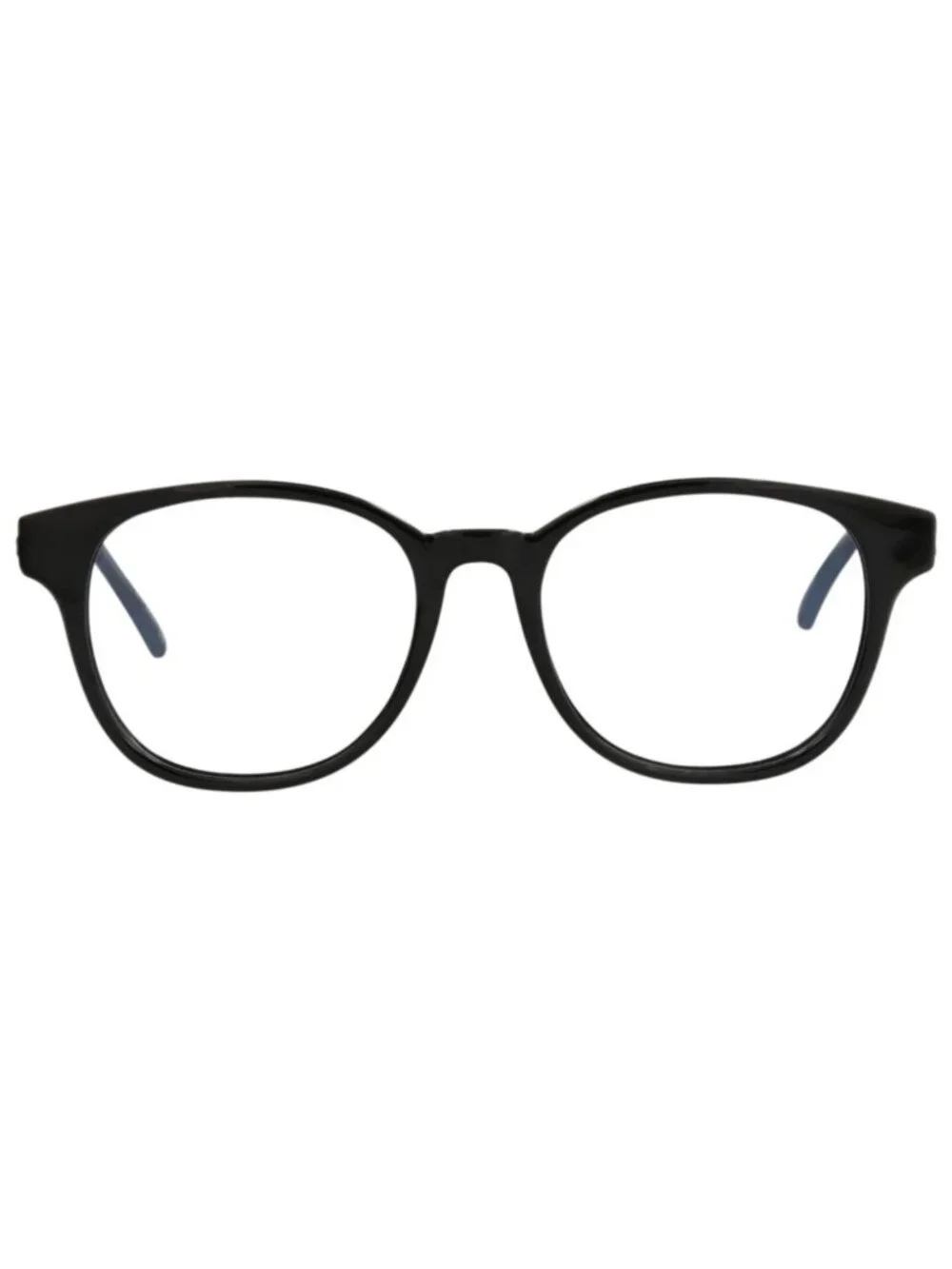 New Saint Laurent Women's Eyeglasses Round Oval Injection Frame Unisex Black
